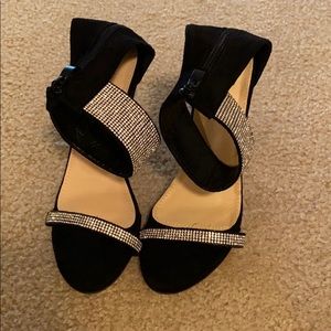 Rhinestone heels